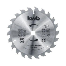 Disco Sierra Circular KWB 7-1/4" 18 Dientes 49586142