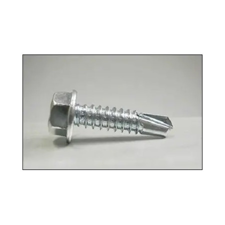 Tornillo Autoperforante Hexagonal Triplee Punta 3 12-14 x 2-1/2" Pack 100 Fijaciones