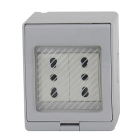 Hydrobox Stanford con Enchufe Doble 10/16A HB-9020 Electricidad