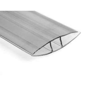 Perfil H Clip Plano Triplee Clear 4-10 mm x 11,60 m Materiales de Construccion