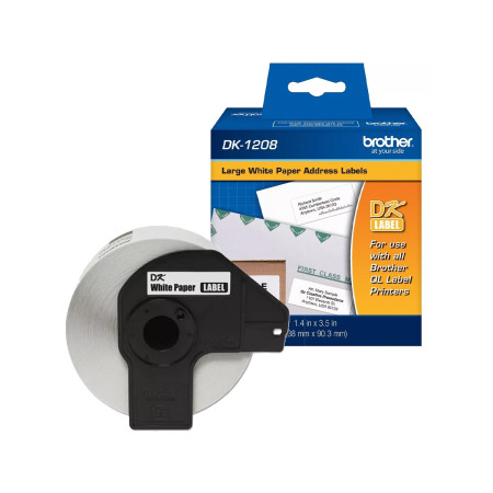Etiquetas Adhesivas Brother DK-1208 38 mm x 90 mm Original Etiquetas de Impresora