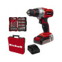 Taladro Inalámbrico Einhell TE-CD 18/2 Li 18V + 39 Accesorios 4514219 Herramientas - vista detalle