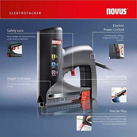 ▷ Clavadora eléctrica Novus j-165 Extra Power