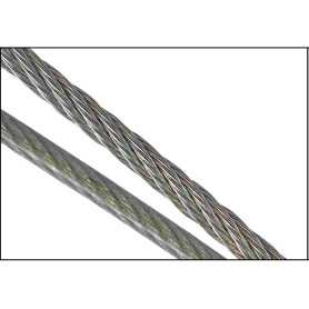 Cable de acero Galvanizado 3/16 Rollo 100mt