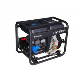 Generador Hyundai Diesel 6/6, 5 Kw/kva Partida Eléctrica Monofásico Abierto Generadores Electricos
