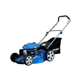 Cortacésped Hyundai 21" de Corte C/recolector Motor 6, 5 HP Gasolina Cortadora de Césped