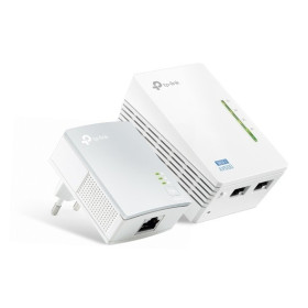 Equipo de Conectividad KIT Powerline 300 Mbps Wifi 500 Mbps Lan(TL-WPA42 TP-LINK Telecomunicaciones