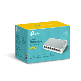 Equipo de Conectividad SWITCH 8 PUERTOS 10/100 8 PUERTOS RJ45 TP-LINK Telecomunicaciones