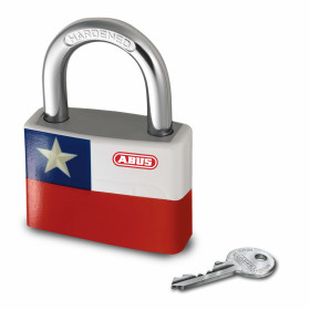 Candado/Bloqueo CANDADO ALUMINIO – BANDERA CHILENA T65AL Ferreteria