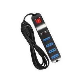 Alargador Electrico 4 Tomas + 2 USB 3 MT TRIPLEE Ferreteria