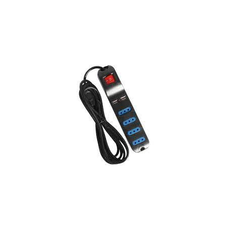 Alargador Electrico 4 Tomas + 2 USB 3 MT TRIPLEE Ferreteria