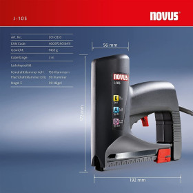 Corchetera Electrica Novus J-105 Herramientas