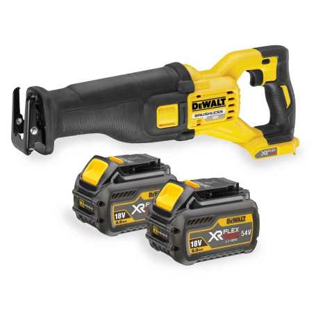 ▷ Sierra Sable 60V inalambrico 2 Bateria dewalt DCS388T2