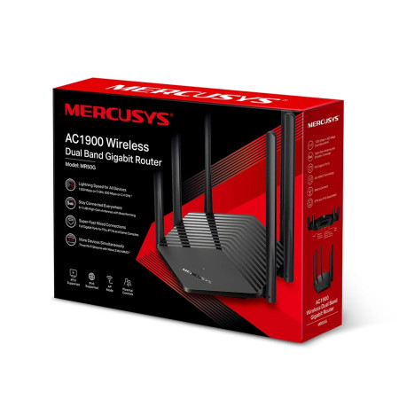 Equipo de Conectividad Router Gigabit Mercusys Doble Banda