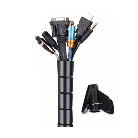 Espiral Organizador de Cables Atlanticsware 20 mm x 2 m Ferreteria