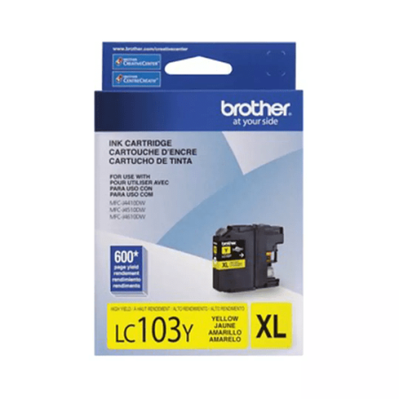 Tinta Brother LC103Y Amarillo de Alto Rendimiento Tecnologia