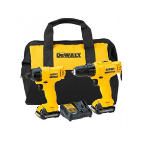 Kit Taladro y Atornillador de Impacto DeWalt DCK199C2-B2 12V MAX Inicio
