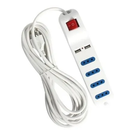 ALARGADOR ELECTRICO 3 MT 2 USB BLANCO Electricidad