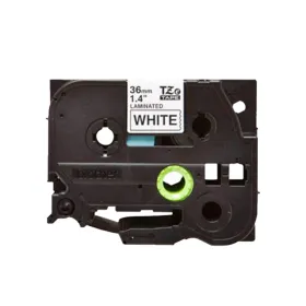 CINTA STD NEGRO SOBRE BLANCO 36MM Cintas Rotuladoras