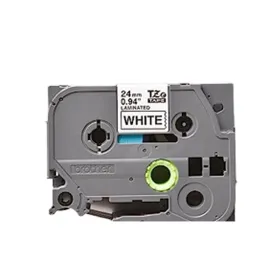 Cinta Rotuladora Brother TZe251 Negro sobre Blanco 24 mm Cintas Rotuladoras