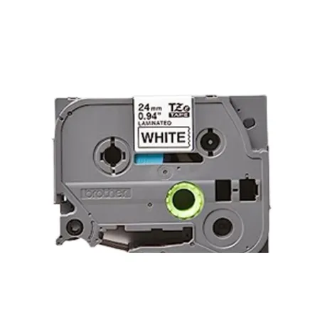 Cinta Rotuladora Brother TZe251 Negro sobre Blanco 24 mm Cintas Rotuladoras