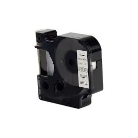 Cinta Rotuladora DYMO D1 12mm x 7m Negra sobre Blanco 45013 Cintas Rotuladoras