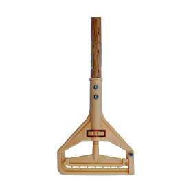 Porta mopas janitor plástico mango madera 6 unidades
