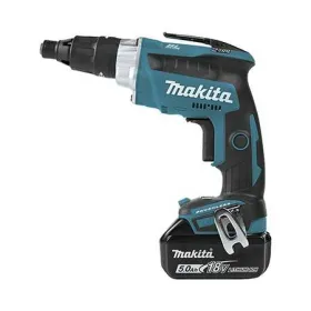 Atornillador Drywall Makita DFS251RFE 18V BL 1/4” con 2 Baterías 3Ah Atornillador inalambrico