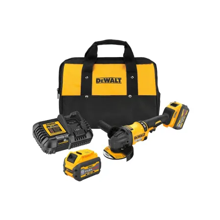 Kit Esmeril angular 4 1/2  60V dewalt DCG418T2-B2 Esmeril angular inalambrico