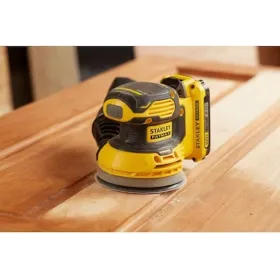 Lijadora Rotorbital Inalámbrica Stanley 20V SCS220B-B3 5" (Sin Batería)