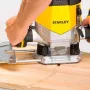 Fresadora Stanley 1200 Watts  1 1/3 HP Fresadora para madera - kit y accesorios