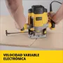 Fresadora Stanley 1200 Watts  1 1/3 HP Fresadora para madera - en uso