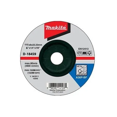 DISCO DESBASTE METAL 4-1/2 A24R-BF Accesorios de herramienta