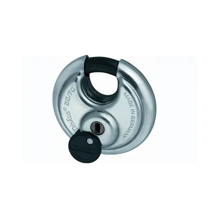 CANDADO ACERO DISKUS 25/70 KD LLAVE PUNTO BLISTEADO SENSOR Candados y bloqueo