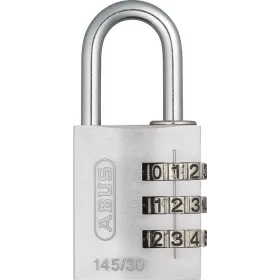 Candado de Aluminio ABUS 145/30 Plata con Clave 46583-3 Candados y bloqueo