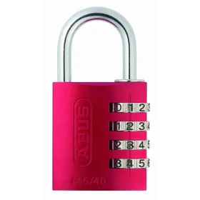 CANDADO ALUMINIO 145/40 ROJO CLAVE BLISTEADO Candados y bloqueo