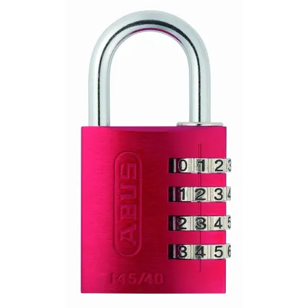 CANDADO ALUMINIO 145/40 ROJO CLAVE BLISTEADO Candados y bloqueo