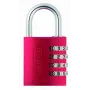 CANDADO ALUMINIO 145/40 ROJO CLAVE BLISTEADO Candados y bloqueo