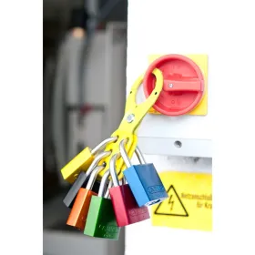 CANDADO ALUMINIO 72/40 HB26 KD RTN AMARILLO Candados y bloqueo