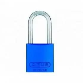 CANDADO ALUMINIO 72/40 HB75 KD RTN AZUL Candados y bloqueo