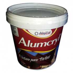 Pintura para techo alumcryl gris 3,78LTS galon