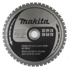 DISCO 7.1/4 185 X 2,0 X 48 DIENTES EJE 20 mm P/4130-4131 ACERO Herramienta inalambrica sin bateria