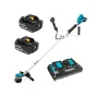 Desbrozadora  18Vx2 / Mango en U Asimétrico / 2  BL1850B + 1  DC18RD Makita - vista detalle