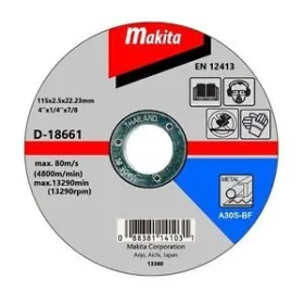 Disco Corte Metal 9 (230 x 2,5 x 22,23 mm.) Recto / A30S-BF Makita D-18699