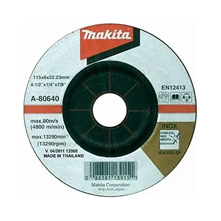 Disco Rectificador Para Acero Inoxidable 150X6X22 Disco abrasivos