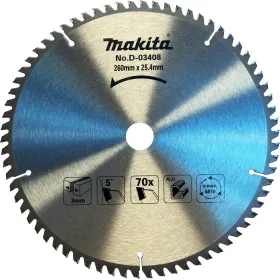 Sierra DISCO SIERRA 10-1/4 (260 X 25.4 X 100T) - ALUMINIO Makita Accesorios discos