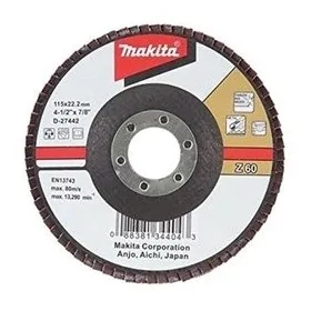 Disco Traslapado Z120, Refuerzo Fibra de Vidrio en Angulo (125Mm) Makita