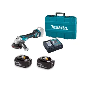 Esmeril Angular Inalámbrico 4-1/2" 18V Makita BL DGA463RTE Esmeril angular inalambrico