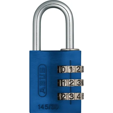 Candado de Aluminio con Clave ABUS 145/30 Azul Modelo 46577-2 Candados y bloqueo