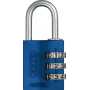 Candado de Aluminio con Clave ABUS 145/30 Azul Modelo 46577-2 Candados y bloqueo